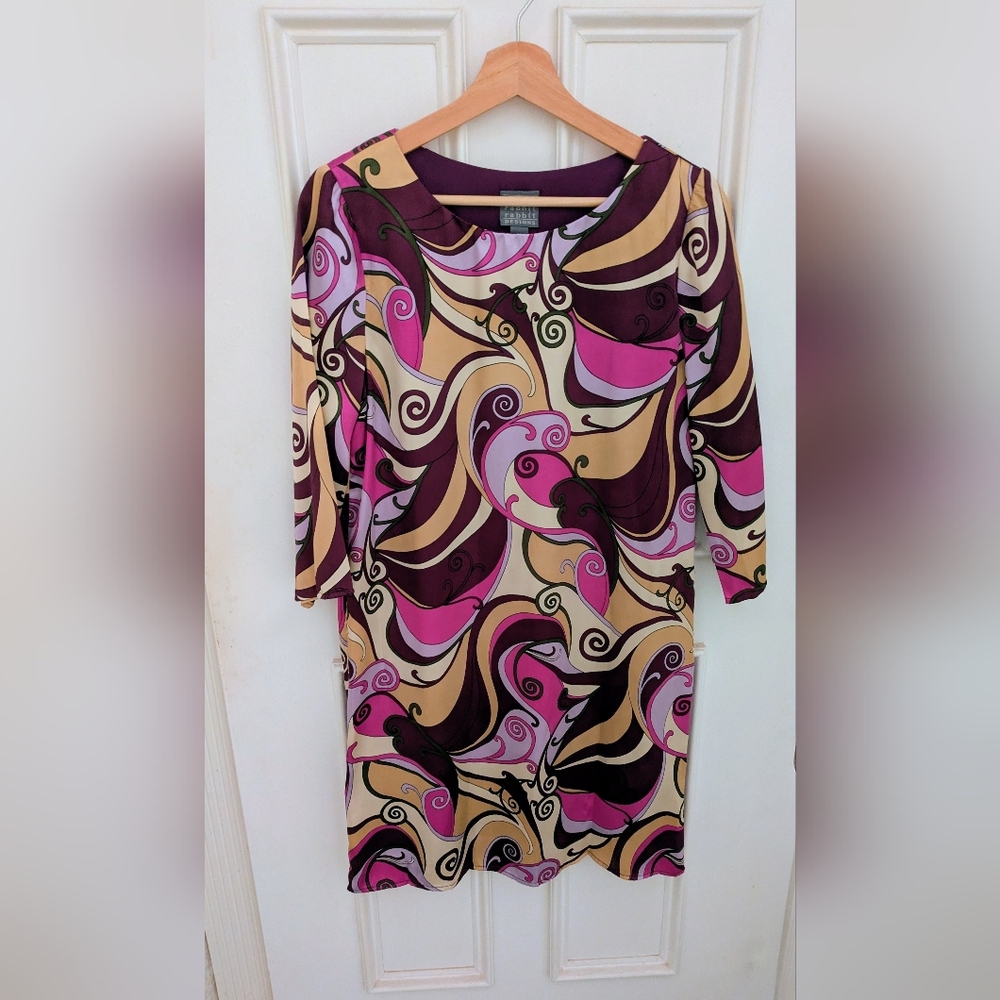 Rabbit Rabbit Rabbit Multicolor Long Sleeve Dress - Picture 3 of 3